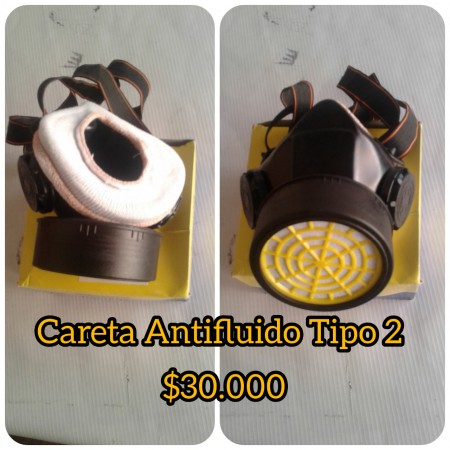 Careta Antifluido Tipo 2