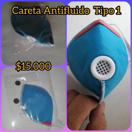 Careta Antifluido Tipo 1